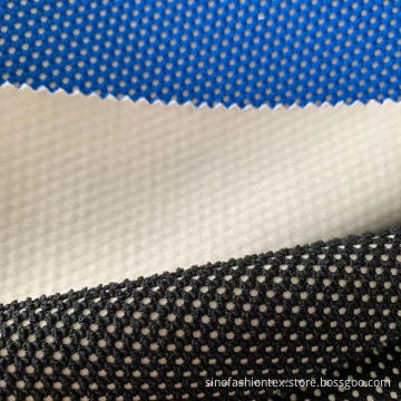 Mesh Bonded Hole Look Fabric